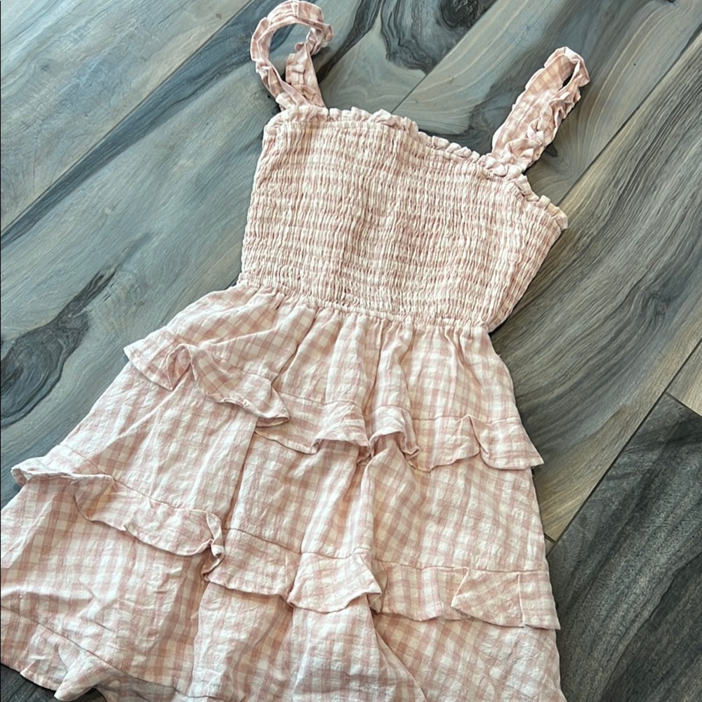 Pink Gingham Dress